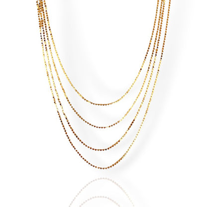 Danielle Dot Gold Choker Necklace