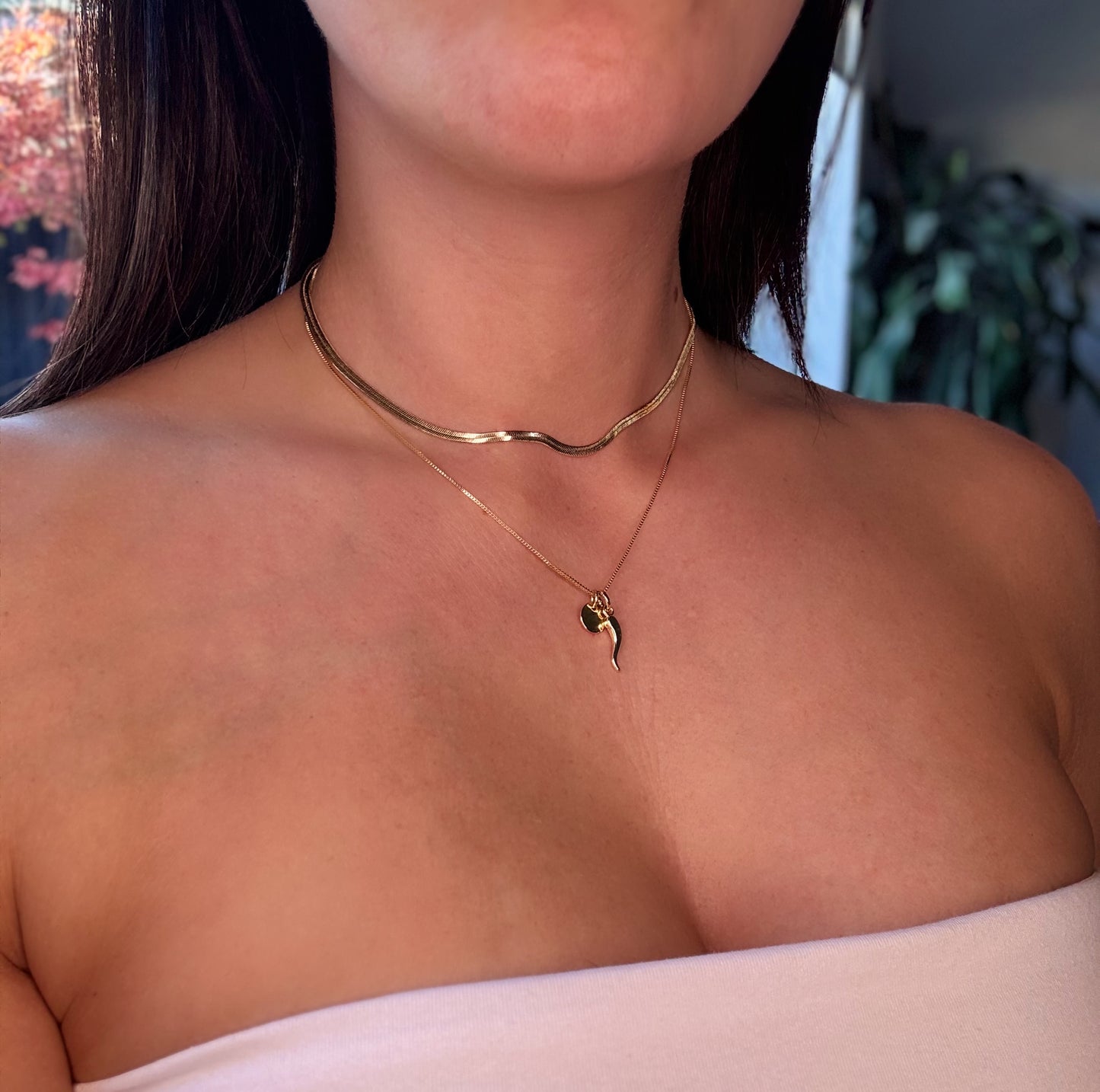 Mira Herringbone Chain
