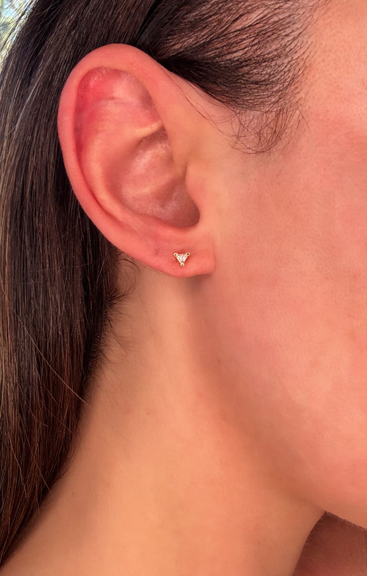 Jade Emerald Studs