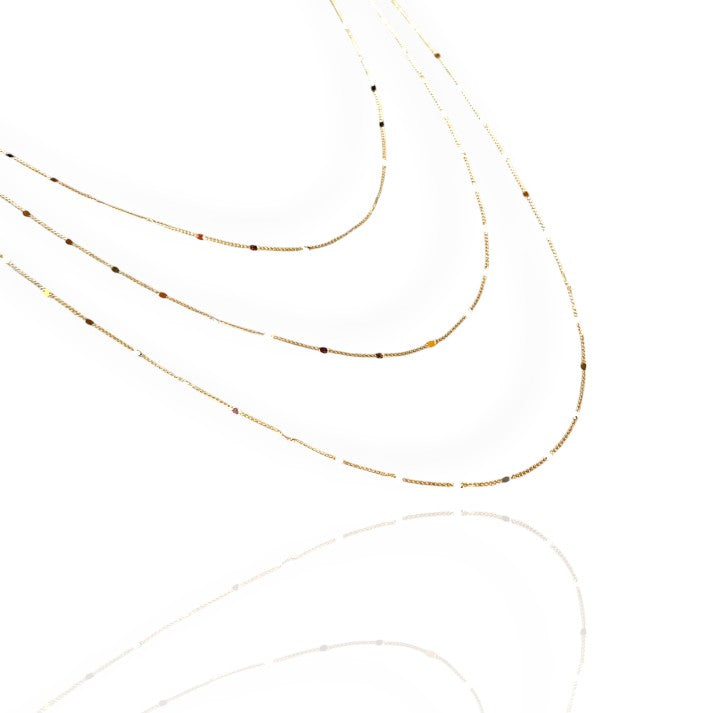 Jayda  Curb Chain with Pressed Detail