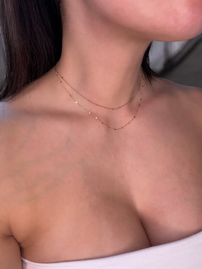 Jayda  Curb Chain with Pressed Detail
