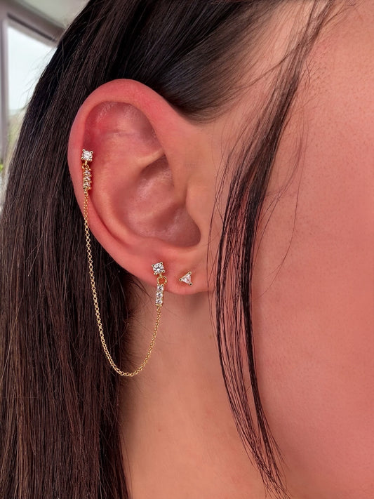 Aria Chain Double Stud