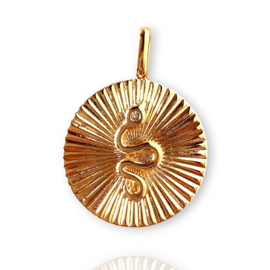 Dahlila Snake Serpent Pendant Necklace